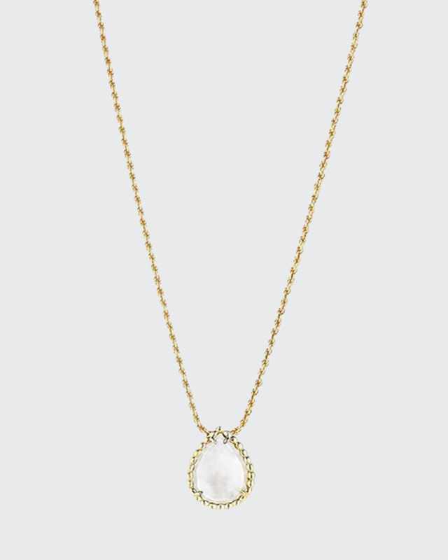 Serpent Boheme Small Mother-of-Pearl Necklace in Yellow Gold